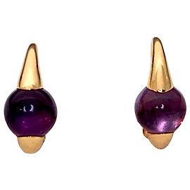 Pomellato Ohrringe, "M'ama no M'ama", Roségold und Amethyste. Andere