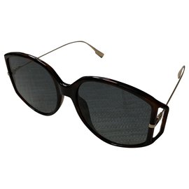 Dior-Direção Dior 2 Oculos escuros-Marrom,Dourado