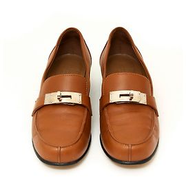 Hermès KELLY LOAFERS FR37.5 camel Caramel
