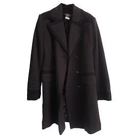 Cappotti lunghi Chanel Uniform Men Nero