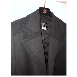 Chanel-Cappotti lunghi Chanel Uniform Men-Nero