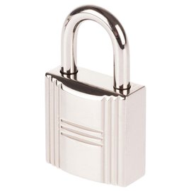 Hermès-Hermès Palladie fechaduras de prata para sacos Birkin kelly ouro, nova condição com 2 chaves e bolsa original!-Prata