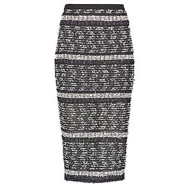 Saia longa Roland Mouret preta e prateada Preto Prata