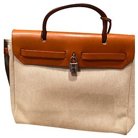 Hermès Hermes herbag Beige