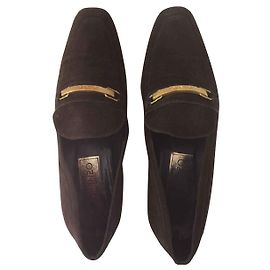 Mocassin en daim Kenzo Marron foncé