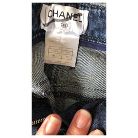 Chanel-jeans-Bleu Marine