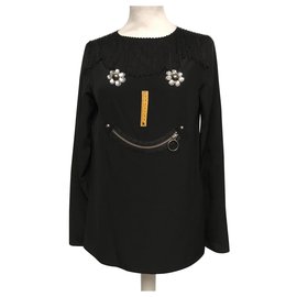 Moschino Cheap And Chic-Tops-Black