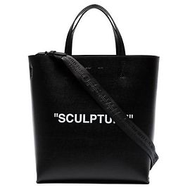 Off White Grand sac cabas Sculpture noir blanc Noir