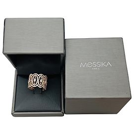 Messika ring "Arabesque" in pink gold, diamants. Other