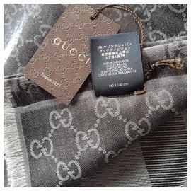Gucci-gucci brown new  scarf-Marron