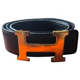 Hermès Constance belt brown leather 65 Brown