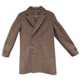 Apc-APC coat in Harris Tweed size S-Brown