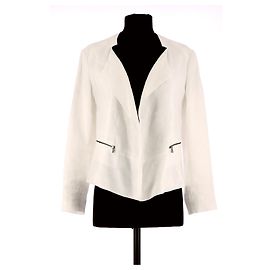 Zapa Weste / Blazer Weiß