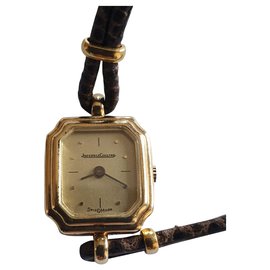 Jaeger Lecoultre-Reloj de vestir muy pequeño-Castaño