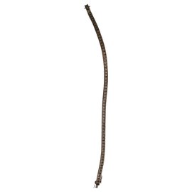 Autre Marque Pulsera tenis oro blanco Blanco