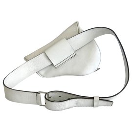 Dior-Sac ceinture Saddle Dior-Blanc