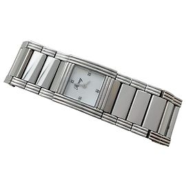 Relógio "My First Cuff" de Poiray em aço, Mãe de pérola discar, diamantes. Outro