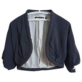 Tara Jarmon Bolero Grau Baumwolle Rayon Grau