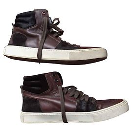 Yves Saint Laurent basket malibu ysl Marron