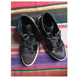 Yves Saint Laurent-basket malibu ysl-Brown