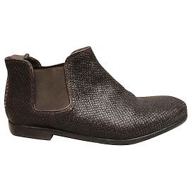 Heschung boots model Casey Snake Lux size 38 Dark brown