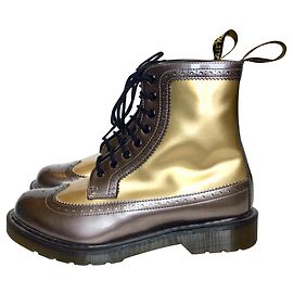 Dr. Martens Patent leather,  8-eye boot Brown Golden