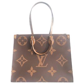 Louis Vuitton Tote Bag Onthego Monogram Giant Reverse Castaño