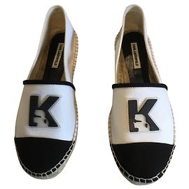 Karl Lagerfeld espadrillas Bianco