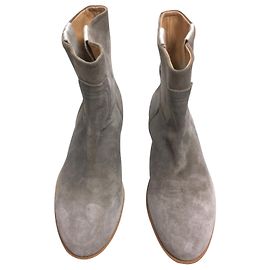 Rag & Bone bottines daim Taupe