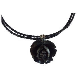 Gas Collar negro rosa Negro