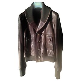 Bally Biker jackets Brown