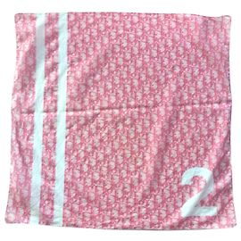Dior Lenços de seda Rosa