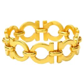 Bracciale Salvatore Ferragamo Gancini D'oro