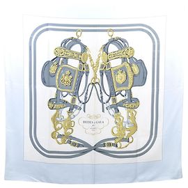 Hermès Carré Noivas de Gala Azul