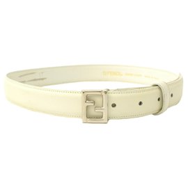 Fendi-Fendi belt-White