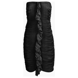 Diane Von Furstenberg-Fermina cocktail dress-Black