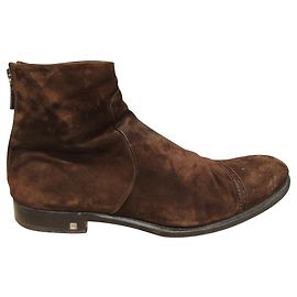 botas Louis Vuitton 42,5 Castanho escuro