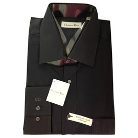 Christian Dior-Shirts-Navy blue