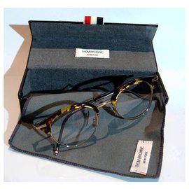 Thom Browne-óculos Tom Browne nova-iorque-Caramelo