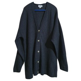 Vintage Max Mani Strickjacke grau Wolle Grau
