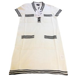 Chanel Vestidos Blanco