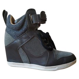 Autre Marque-G-Star RAW GS62492/377 Yard Wedge Belle Giltedge heeled sneakers 37-Dark grey