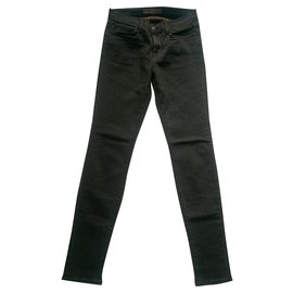 J Brand-Pantalones-Negro,Marrón oscuro