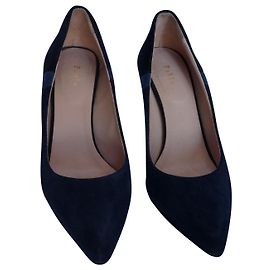 Escarpins Pablo De Gerard Darel Bleu Marine en Chèvre Bleu Marine