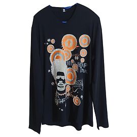Gianfranco Ferre Vintage T-shirt a maniche lunghe Gianfranco Ferre Hip-hop Love Soul Multicolore