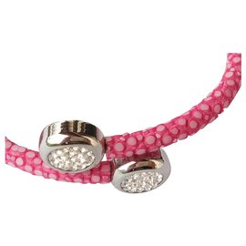Autre Marque-Pink stingray bracelet-Pink