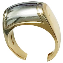 Bulgari-Bulgari tronchetto ring 18K-Golden,Metallic
