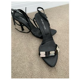 Sergio Rossi-Heels with mother of pearl-Black