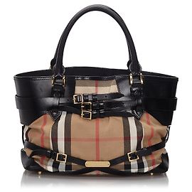 Burberry - Sac cabas Lynher avec paysage à bride moyenne Marron Multicolore