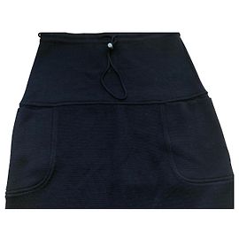 Sonia Rykiel Black Wool Skirt Size M Black